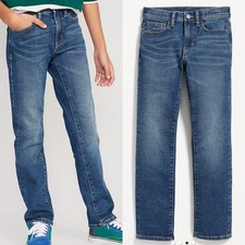 Old Navy Boys 360 Stretch Medium Wash Stretch Slim Jeans Size 6