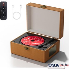 Multifunctional Music Player CD Bluetooth USB AUX W/ Remote Charging Cable