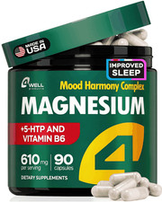 Magnesium Complex for Women Magnesium for Sleep Advanced 610mg with Glycinate
