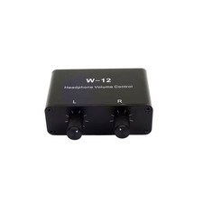 W-12 Regolatore Volume Cuffie Stereo Sinistro e Destro CH Regolazione Indipendente