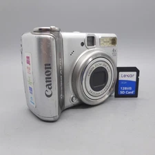 Canon Digital Camera PowerShot A570 IS 7.1MP Silver Tested