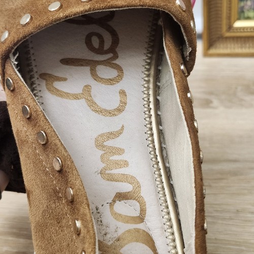 Sam Edelman Koda Suede Espadrille Flats Studded Slip-On Loafers Brown 10M - Picture 12 of 12