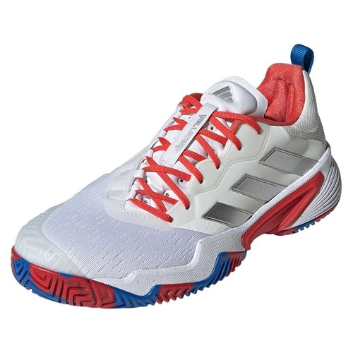 Adidas Barricade bianco/argento metallizzato/royal luminoso, taglia 12 D - Foto 4 di 5