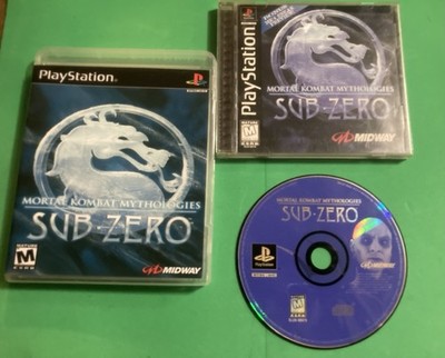 Mortal Kombat Mythologies Sub-Zero Sony Ps1 Video Game Cib W/ Registration