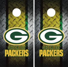 Green Bay Packers Cornhole Board Wrap Skin Decal Football Vinyl Sticker VZ12