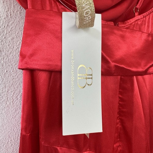 BRONX & BANCO X REVOLVE Red Leo Maxi Dress Size XS / 6 AUS / 2 US / 38 EU / NEW - Picture 14 of 19