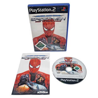 Spider-Man The Web of Shadows Amazing Allies Edition PS2 PlayStation 2 Venom