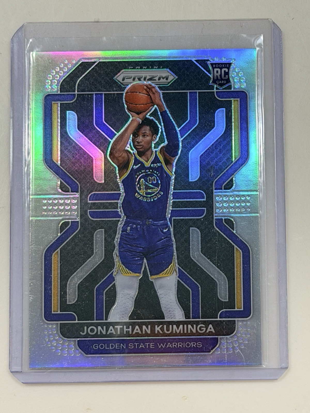 2021-22 Panini Prizm - Jonathan Kuminga #307 Silver Prizm (RC)