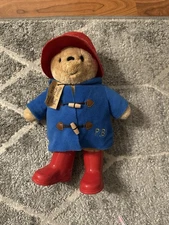 Paddington Bear Red Hat Blue Coat Boots Plush 14” 2015