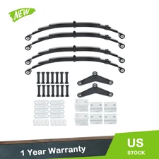 3,500lbs Tandem Trailer Axle Suspension Kit 1750lb Leaf Springs & Hanger Kit NEW