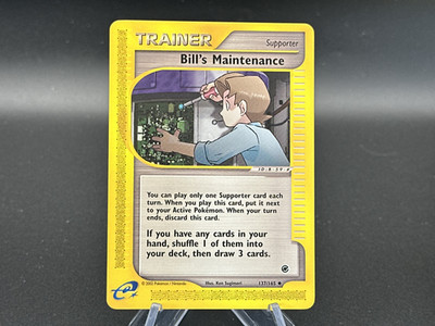 Bill's Maintenance - 137/165 Expedition Base Set - Pokémon TCG - 2002