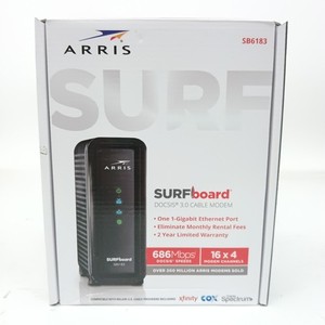 ARRIS SB6183 SURFboard DOCSIS 3.0 Cable Modem 686 Mbps 16x4 Channels