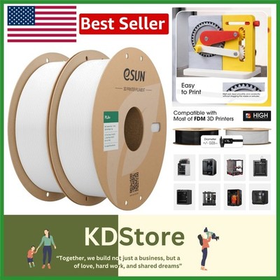 Advanced 1.75mm PLA+ Filament, 2 Spools - Ideal for Functional 3D Projects