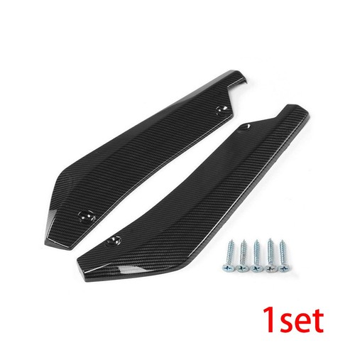 2x Car Plastic Rear Bumper Lip Diffuser Splitter Canard Protector Accessories - Bild 12 von 12