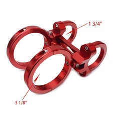 3 1/8" Fire Extinguisher Mounting Clamp 1 3/4" 1.75"  Roll Cage Tube ATV UTV Red