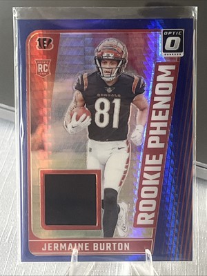 2024 Panini Donruss Optic Jermaine Burton Rookie Phenom No