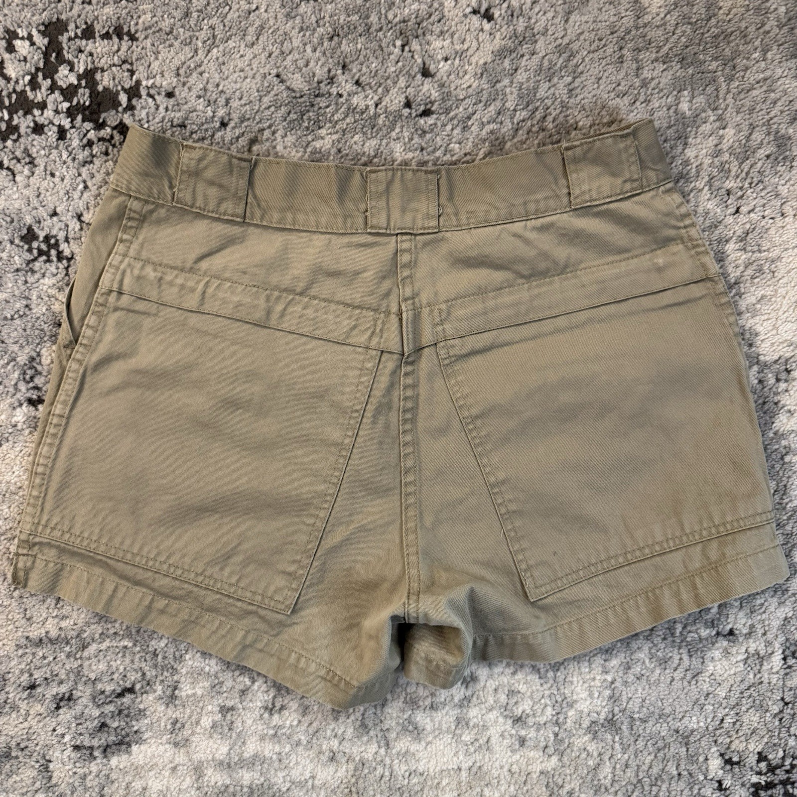 Vintage 80s Izod Lacoste Cargo Shorts Men’s Size 36 Khaki Utility thumbnail 4
