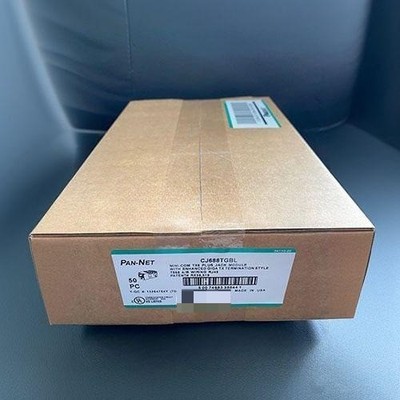 50PCS/Box New CJ688TGBL Mini-Com TX6 Plus Jack Module Black