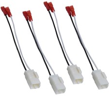 72-6514 2 X Pairs (4 Pack) Wire Cable Wiring Harness for Chrysler Dodge Speakers