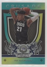 2019 Panini Prizm Draft Picks Crusade Green & Yellow 18/249 Rui Hachimura #5 ow1