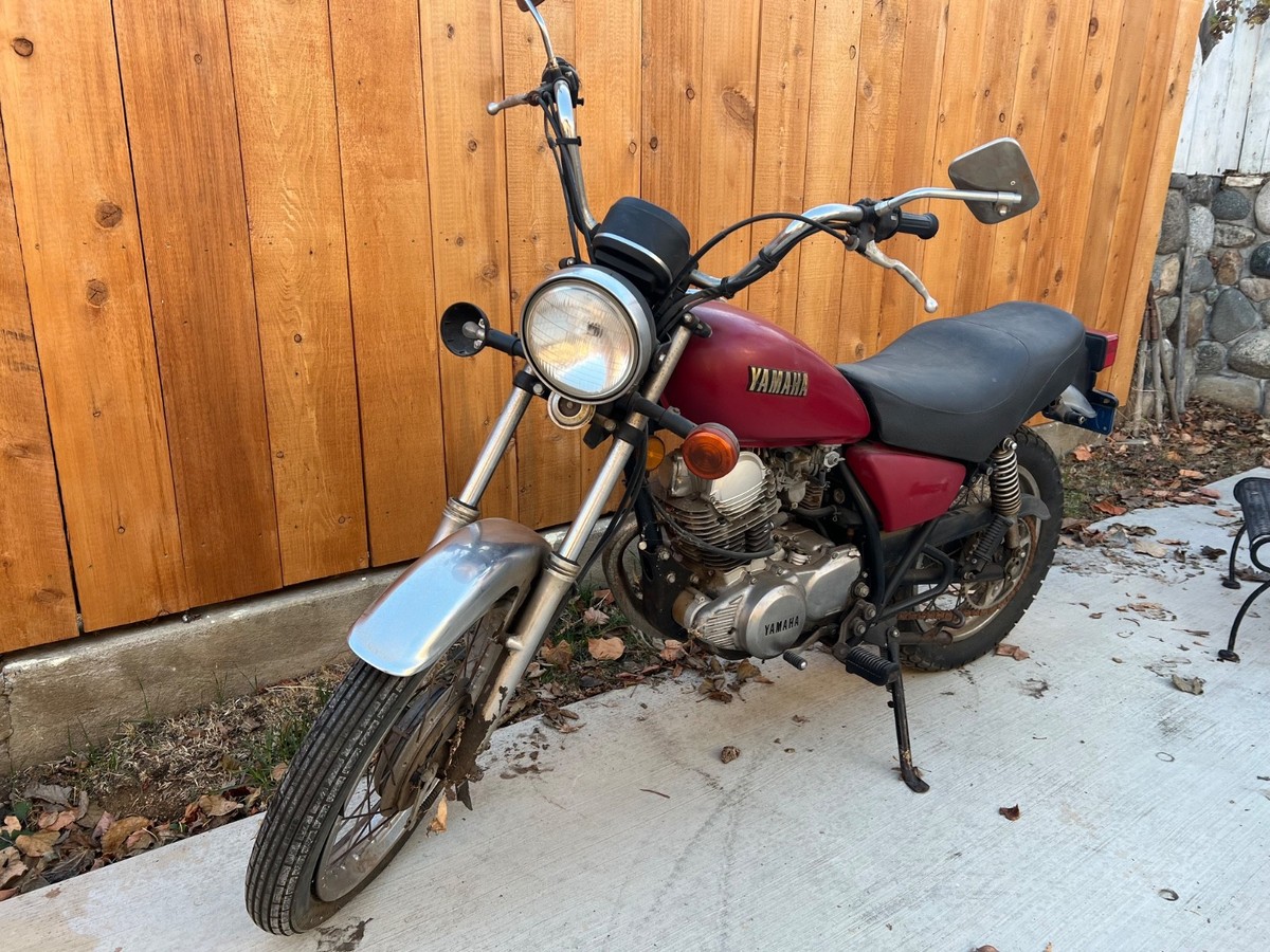 VTG Barn Find 1981 Yamaha SR 250 Complete with ONLY 300 Miles Time