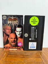 WCW Halloween Havoc October 24 1999 VHS Wrestling Tape Sting Goldberg Steiner