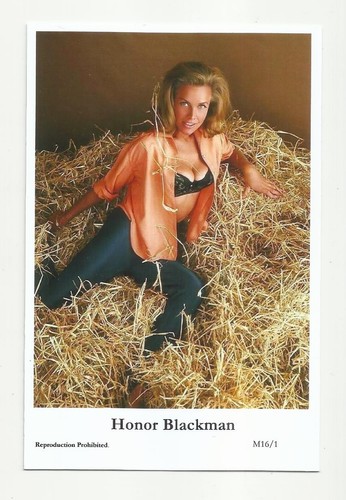BX96) HONOR BLACKMAN SWIFTSURE PHOTO POSTCARD (M16/1) FILMSTAR PIN UP GLAMOR