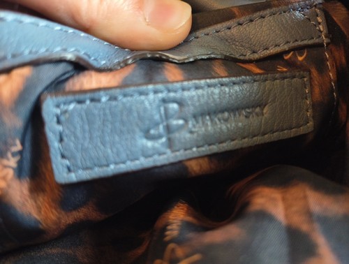 B Makowsky Genuine Leather Handbag - Picture 4 of 7