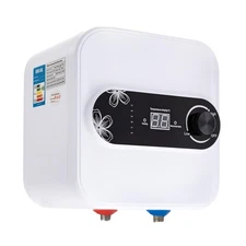 RV 8L 110V Instant Electric Hot Water Heater Shower Compact Mini-Tank Storage