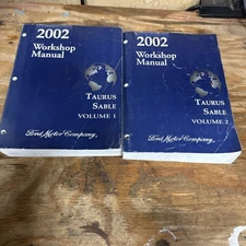 2002 Ford Taurus Sable Factory Original Service Repair Manual Set #79