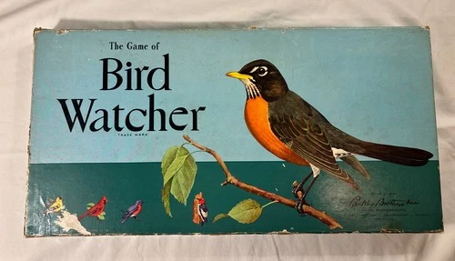 1958 Parker Brothers The Game Of Bird Watcher Vintage