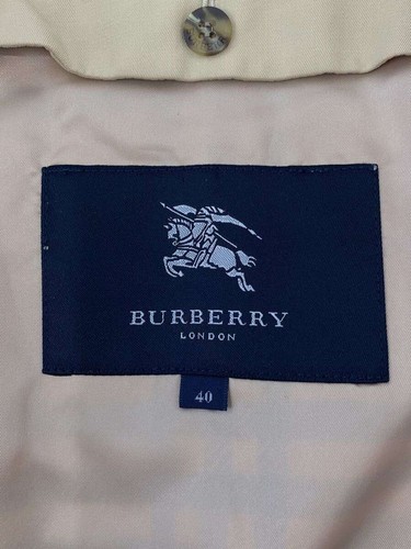 BURBERRY LONDON Trench Coat 40 Polyester BEG FR070-661 Used - Picture 3 of 8