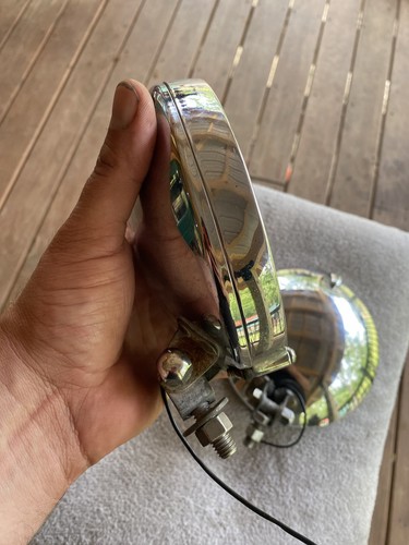 2x Vintage Lucas Ranger Driving Lights, 6 inch - Picture 9 of 12