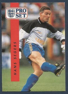 PRO SET 1990/91 - #238 - WIMBLEDON - NOTTINGHAM FOREST - PSV EINDHOVEN - HANS SEGERS