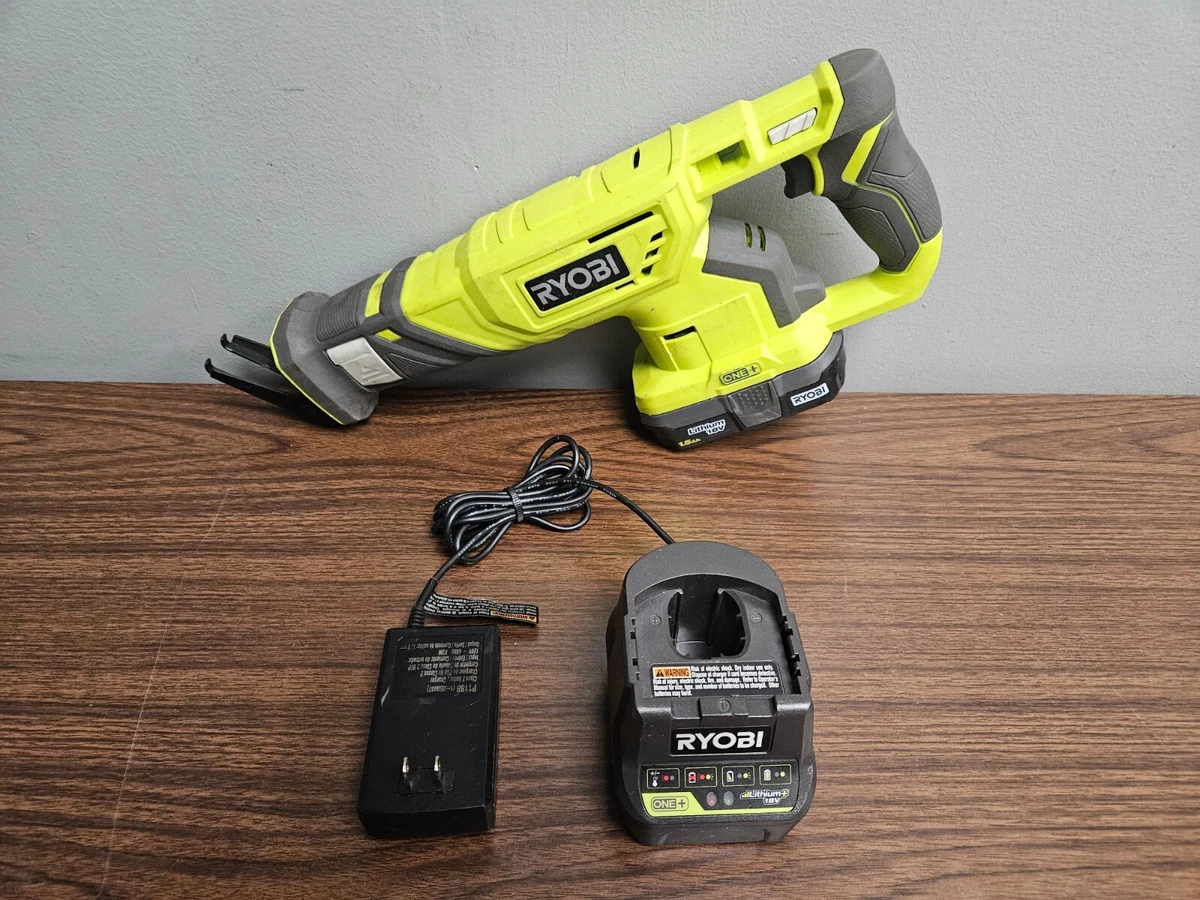 RYOBI ONE P519VN 18V Cordless Reciprocating Saw Kit w 1.5 Ah