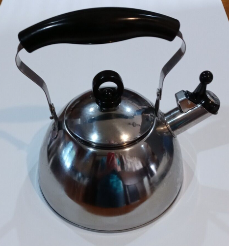 Ikea Whistling Pentola da tè bollitore da tè 1,81 litri acciaio inox argento 209 22 - Foto 3 di 10