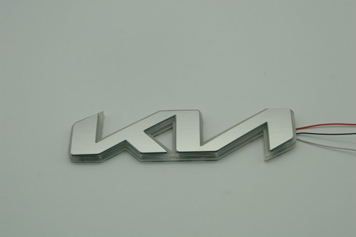 OEM New Kia Logo Aluminum LED Emblem 2way Color For 2022 2023+ Kia K5 Optima - Picture 13 of 25