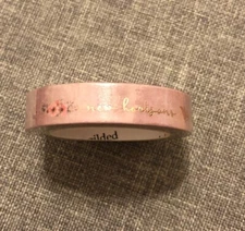 *Cute* NEW Simply Gilded OG Paper Crane Box Words 10 mm Washi