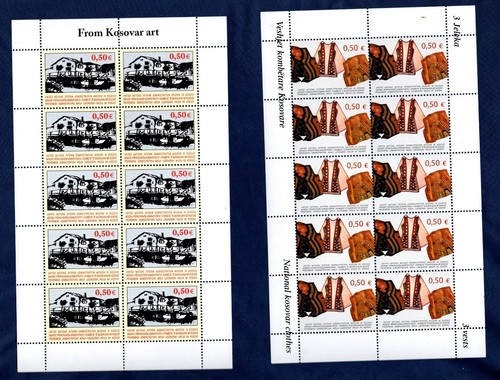 Kosovo 2004 COSTUMI TRADIZIONALI IN MINIFOGLI MNH** - Bild 2 von 3