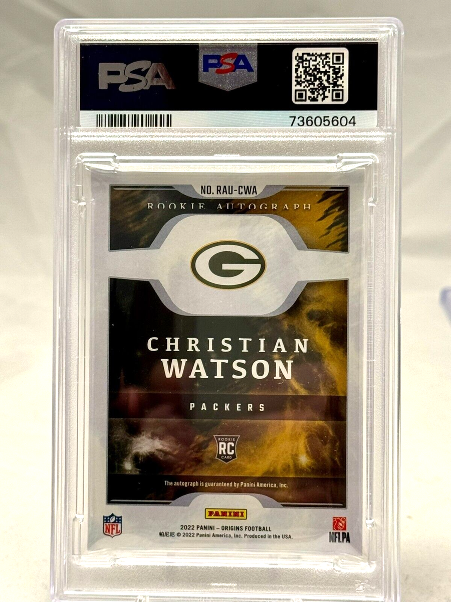 2022 Panini Origins - Rookie Autographs Christian Watson #RAU-CWA