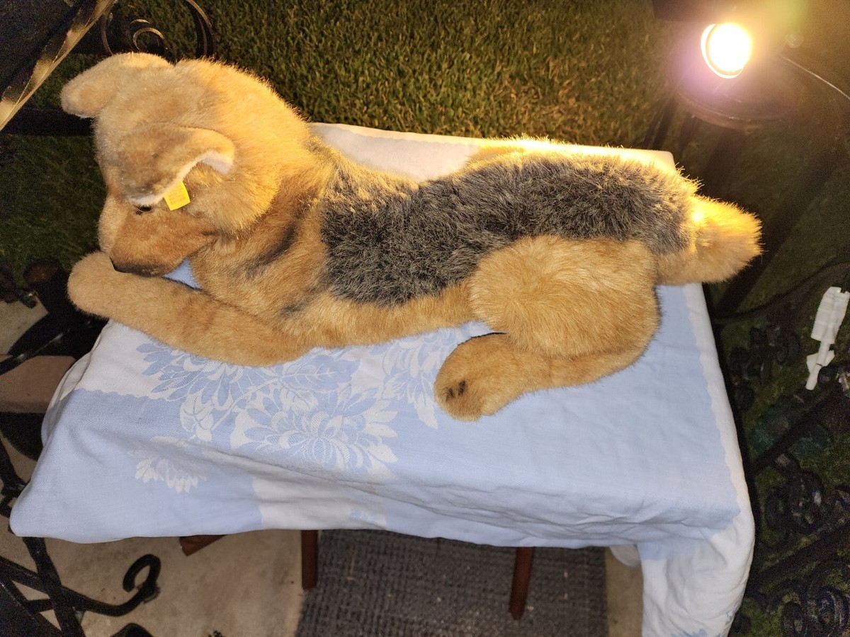 Rare Vintage Large Steiff German Shepherd Dog | eBay