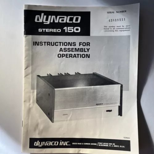 Vintage Audiophile Dynaco/Dynakit ST-150 Stereo Power Amplifier Rare Kit Built - Picture 8 of 13
