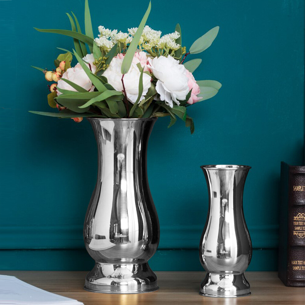 Stainless Steel Luxury Flower Vase Holder Wedding Table