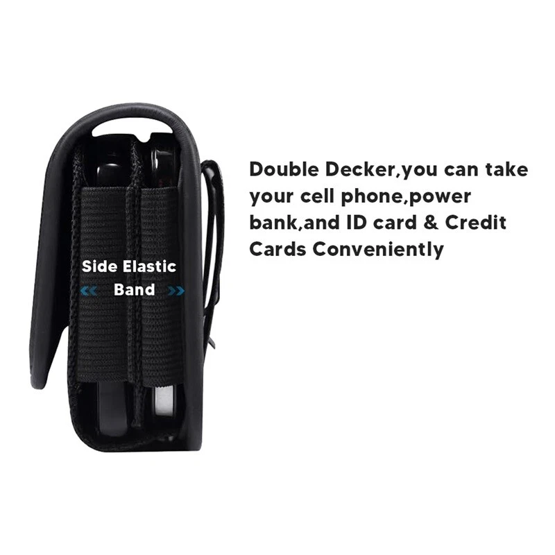 Para LG G3 STYLUS Horizontal Cuero Billetera Clip Cinturón Funda Negra Cubierta Foto 4 de 4