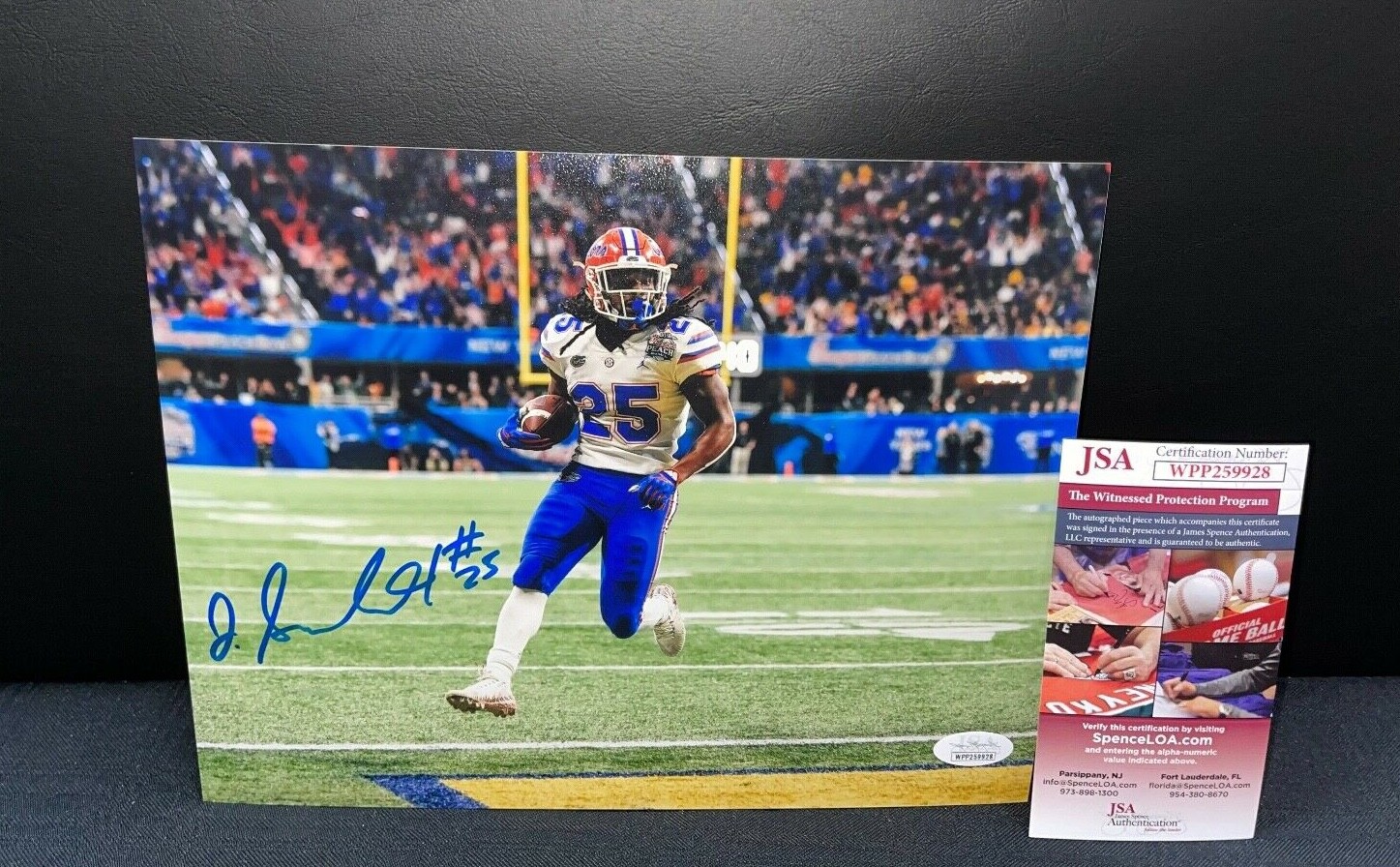 JORDAN SCARLETT Autographed Signed Florida Gators 8X10 PHOTO W/ JSA WITNESS COA 