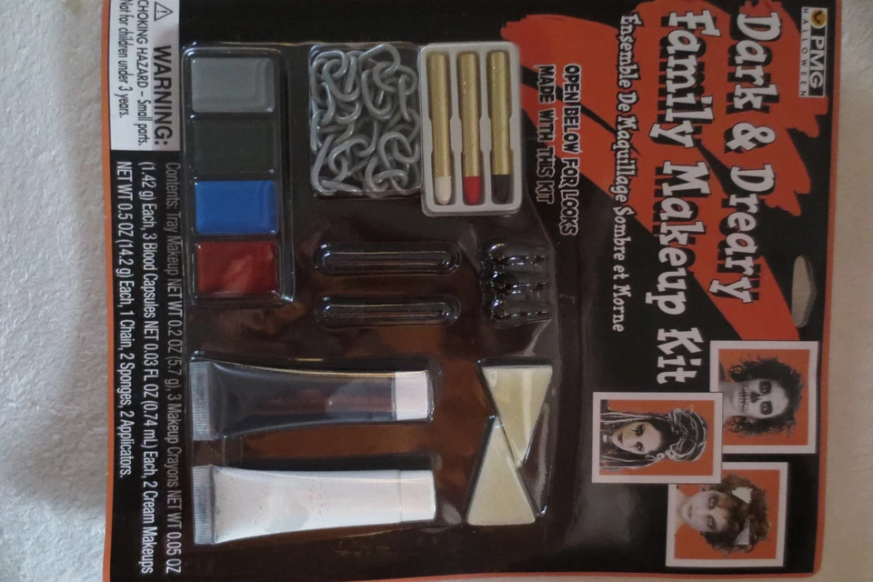Kit de Maquillaje Familia Oscuro y Sueño Halloween Nuevo  Foto 4 de 4
