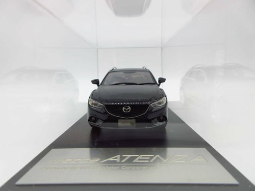 1:43 Mazda 3rd Atenza Wagon GJ MAZDA6 Mini car Jet Black Mica Color Sample - Picture 2 of 4