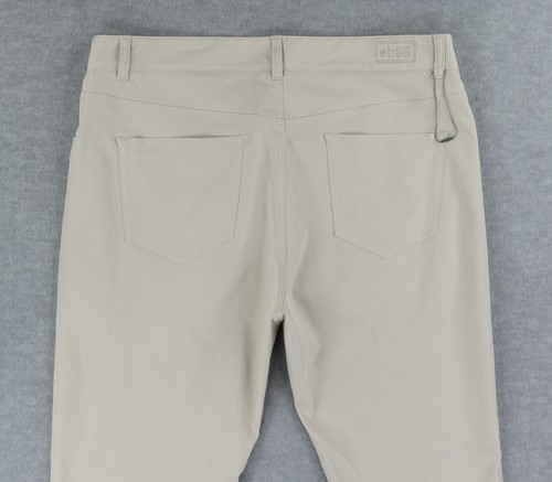 Peter Millar EB66 Performance Golf Pants Mens 36 X 28 Beige 5-Pocket NWOT - Picture 5 of 12