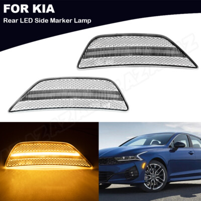 Right Side Front Amber Side Marker Light For 2021-2022 Kia K5/Optima – Direct Replacement, Factory Style