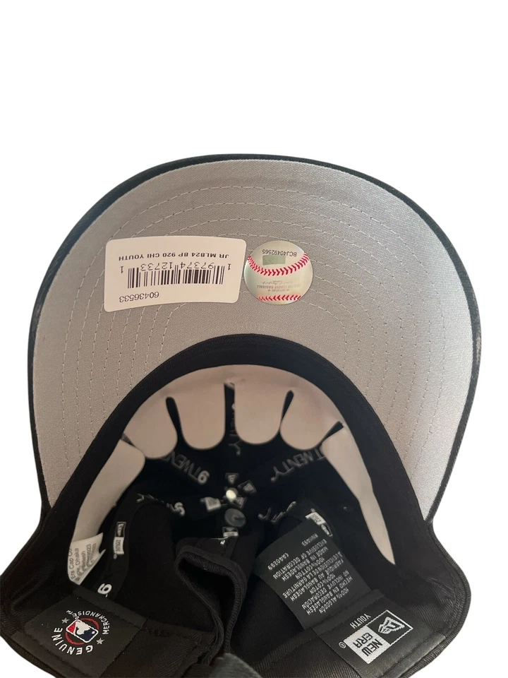 Youth New Era  Black Chicago White Sox 2024 Batting Practice 9TWENTY Adjustable - Image 3 of 3